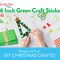 CraftySticks 6 Inch Jumbo Wood Popsicle Sticks for Crafts and STEM Learning